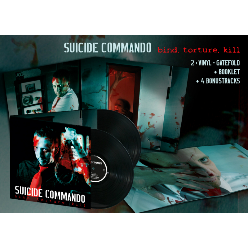 Suicide Commando - Bind,Torture,Kill Vinyl 2-LP Gatefold  |  black